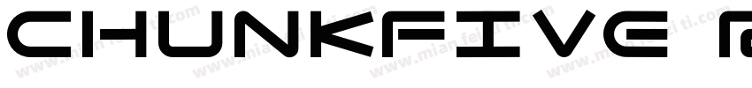 chunkfive regular字体转换